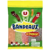 Bonbons bandeaux qui piquent, U (200 g)