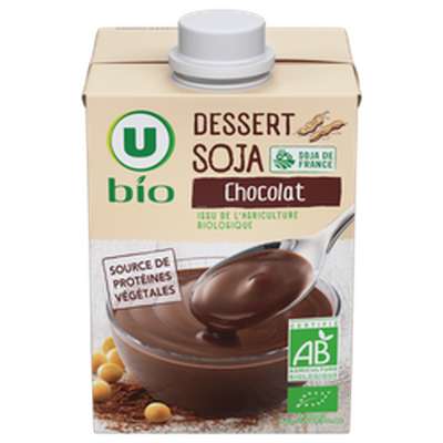 Crème dessert soja au chocolat BIO, U (530 g)