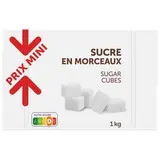 Sucre blanc en morceaux, Prix Mini ( 1 kg)