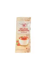 Gélatine en feuilles, U (x 9, 17 g)