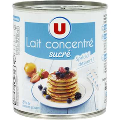 Lait concentré sucré, U (397 g)