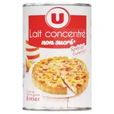Lait entier concentré non sucré, U (410 g)