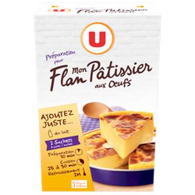 Préparation pour flan pâtissier aux œufs, U (720 g)