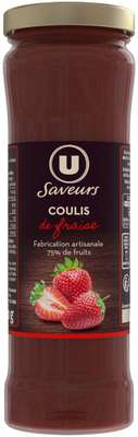 Coulis de Fraises, U Saveurs (220 g)