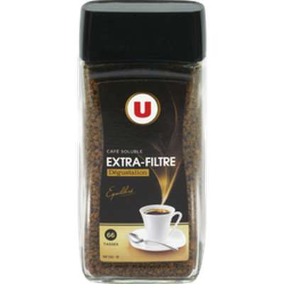Café soluble extra-filtre dégustation, U (100 g)