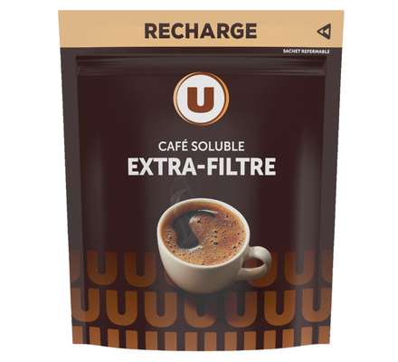 Recharge café soluble, U (180 g)