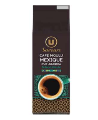 Café moulu Mexique, U Saveurs (250 g)