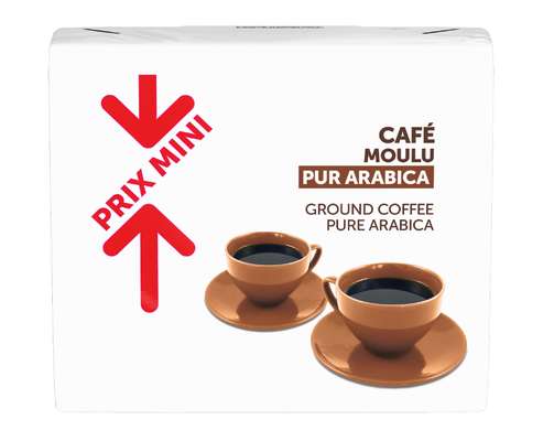 Café moulu pur arabica, Prix Mini (x 2, 500 g)