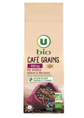 Café en grains du Pérou BIO, U BIO (500 g)