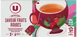 Infusions saveur fruits rouges, U (x 25)