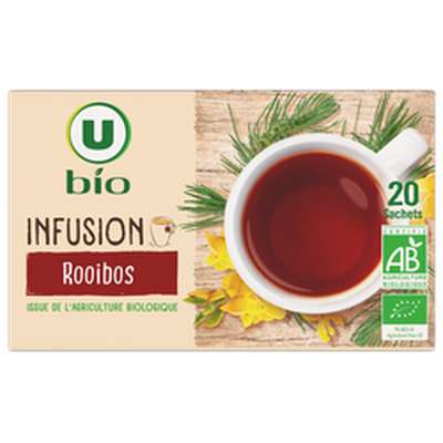 Infusion rooibos, U Bio (x 20 sachets)