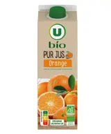 Pur jus d'orange BIO, U BIO (1 L)