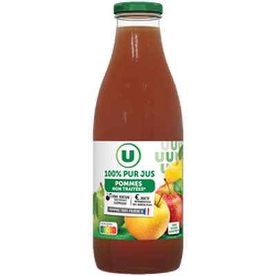 Pur jus de pomme non traitées, U (1 L)
