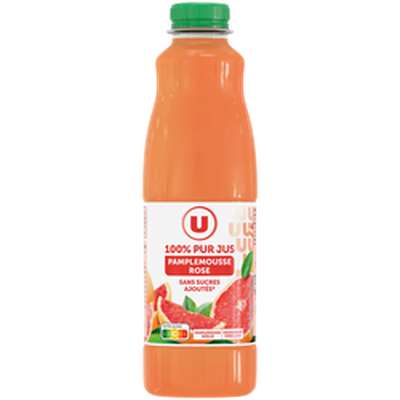 Pur jus de pamplemousse rose, U (1 L)