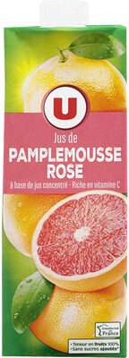 Jus à base de concentré de pamplemousse rose, U (1 L)