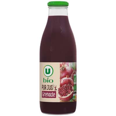 Pur jus de grenade BIO, U bio (75 cl)