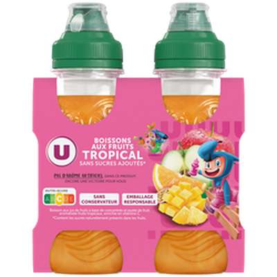 Boissons aux fruits tropical Mat & lou, U (4 x 20 cl)