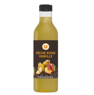 Nectar pêche poire vanille, U (75 cl)