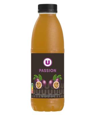 Boisson à base de jus de fruits de la passion, U (75 cl)