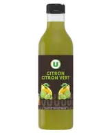 Boisson au citron et citron vert, U (75 cl)