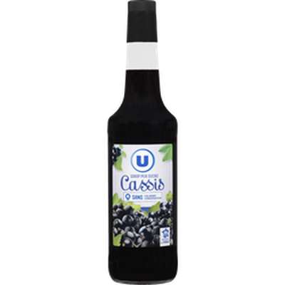 Sirop de cassis, U (70 cl)