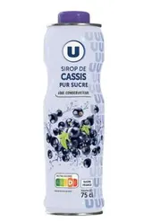 Sirop de cassis, U (75 cl)
