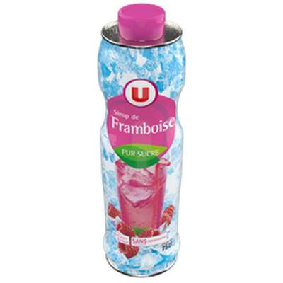 Sirop de framboise, U (75 cl)