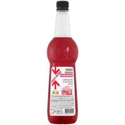 Sirop saveur grenadine, Prix Mini (1 L)