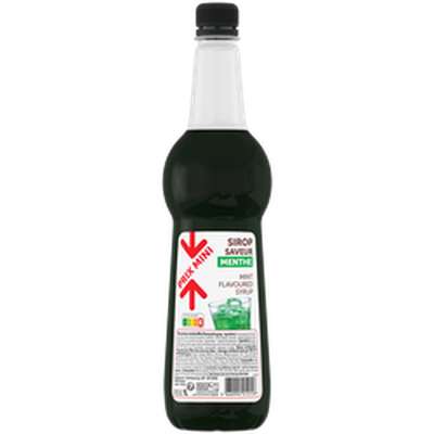 Sirop saveur menthe, Prix Mini (1 L)