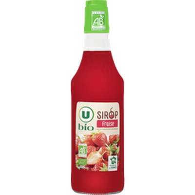 Sirop de fraise BIO, U (50 cl)