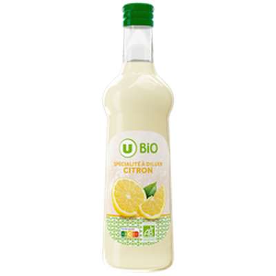 Concentré de citron BIO, U Bio (70 cl)