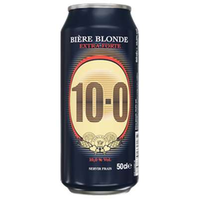 Bière blonde extra forte, U, 10° (50 cl)