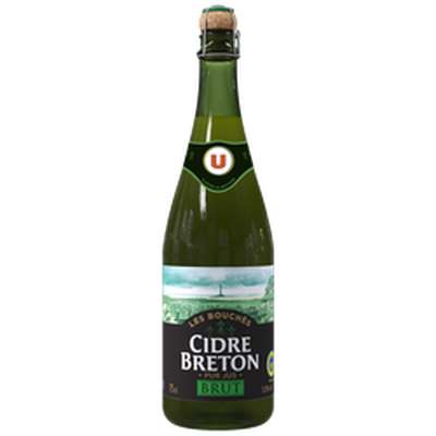 Cidre bouché brut de Bretagne IGP 5°, U (75 cl)