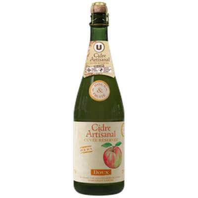 Cidre Artisanal doux BIO, U (75 cl)