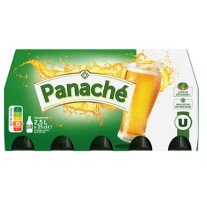 Pack de panaché 0.5°, U (10 x 25 cl)
