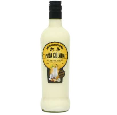 Cocktail pina colada au rhum blanc 15°, U (70 cl)