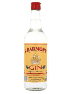 Gin P.Barmont 37.5°, Prix Mini (70 cl)
