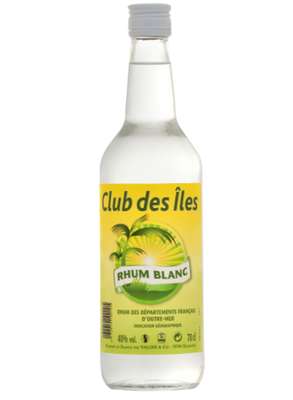 Rhum traditionnelle blanc 40°, Prix Mini (70 cl)