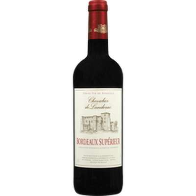 Vin rouge Bordeaux supérieur Chevalier de Landerac, U (75 cl)