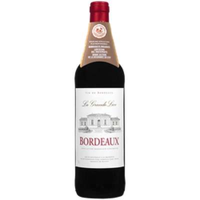 Vin Bordeaux rouge AOP La Grande Lice, U (75 cl)