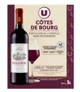 Vin rouge AOP Côtes de Bourg Fontet La Gravine, U (BIB 3 L)
