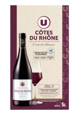 Côtes du Rhône AOC, Le Bois des Grives, U (BIB 5 L)