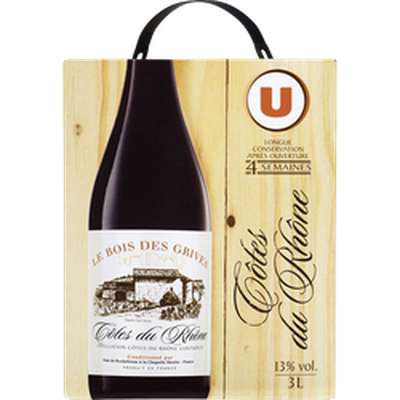 Côtes du Rhône rouge Le Bois des Grives, U (cubi de 3 L)