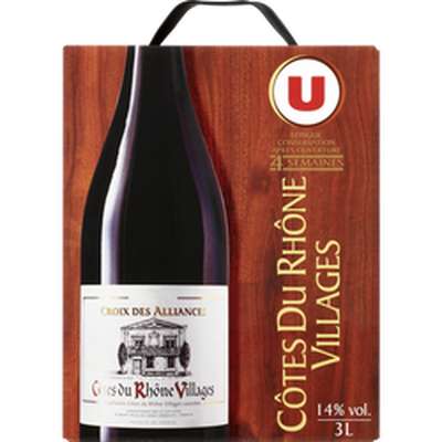 Côtes du Rhône Villages AOP, Croix des Alliances, U BIB (3 L)