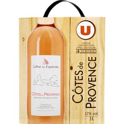 Vin rosé AOP Côtes de Provence, Cellier des Espérides U (3 L)