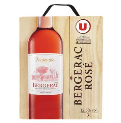 Rosé AOP Bergerac Fonsecoste, U (BIB 3 L)