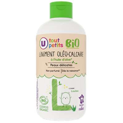 Liniment oléo-calcaire bio, U tout petits (250 ml)