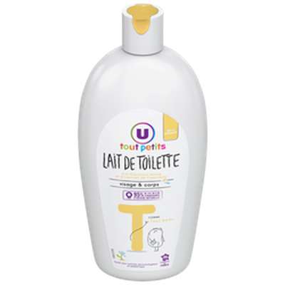 Lait de toilette pour le visage et le corps, U Tout Petits   (250 ml)