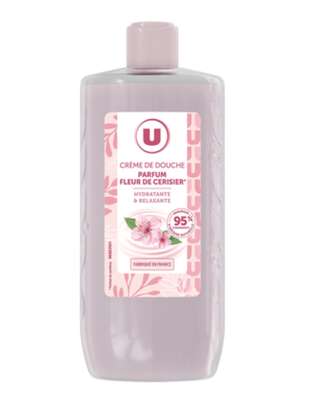 Crème de douche fleur de cerisier, U (250 ml)