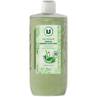 Gel douche parfum bambou et aloe vera, U (250 ml)